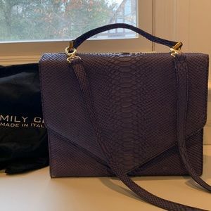 Purple authentic Emily Cho handbag